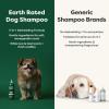 imageEarth Rated 3in1 Deshedding Dog Shampoo and Conditioner Deodorizing Oatmeal Shampoos for Dogs and Puppies Great for Smelly Pets White Tea and Basil Scent 16 ozDeshedding