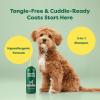 imageEarth Rated 3in1 Deshedding Dog Shampoo and Conditioner Deodorizing Oatmeal Shampoos for Dogs and Puppies Great for Smelly Pets White Tea and Basil Scent 16 ozDetangling