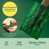 imageEarth Rated Dog Poop Bags Guaranteed Leakproof and Extra Thick Waste Bag Single Refill Rolls for Dogs Lavender Scented 315 CountUnscented