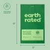 imageEarth Rated Dog Poop Bags Thick Grab and Go Single Roll Ideal for Backyard Pickups Lavender Scented 100 CountUnscented