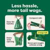 imageEarth Rated Dog Poop Bags with Handles Extra Wide Easy Tie and Guaranteed Leakproof Unscented 120 Handle Bags1 Count Pack of 1