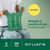 imageEarth Rated Dog Poop Bags with Handles Extra Wide Easy Tie and Guaranteed Leakproof Unscented 120 Handle Bags1 Count Pack of 1