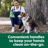 imageEarth Rated Dog Poop Bags with Handles Extra Wide Easy Tie and Guaranteed Leakproof Unscented 120 Handle Bags120 Count Pack of 1
