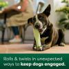imageEarth Rated Dog Toy Enrichment Toys for Adult and Puppy Dogs Dishwasher and FreezerSafe Natural Rubber Small GreenDog Toy
