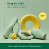 imageEarth Rated Dog Toy Enrichment Toys for Adult and Puppy Dogs Dishwasher and FreezerSafe Natural Rubber Small GreenDog Toy