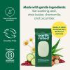 imageEarth Rated VetDeveloped Pet Ear Wipes Hypoallergenic Cleaner for Dogs ampamp Cats Ears to Remove Dirt and Wax Build Up Wild Oat Scent 70 CountWhite Tea Basil