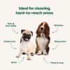 imageEarth Rated VetDeveloped Pet Ear Wipes Hypoallergenic Cleaner for Dogs ampamp Cats Ears to Remove Dirt and Wax Build Up Wild Oat Scent 70 CountWild Oat
