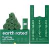 imageEarth Rated Dog Poop Bags with Handles Extra Wide Easy Tie and Guaranteed Leakproof Unscented 120 Handle Bags1 Count Pack of 1